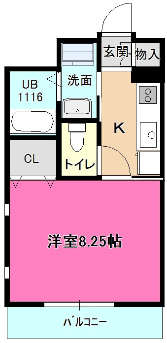 ラフィネコウテンの間取り