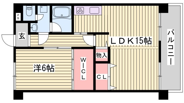 YKハイツ宮の上の間取り