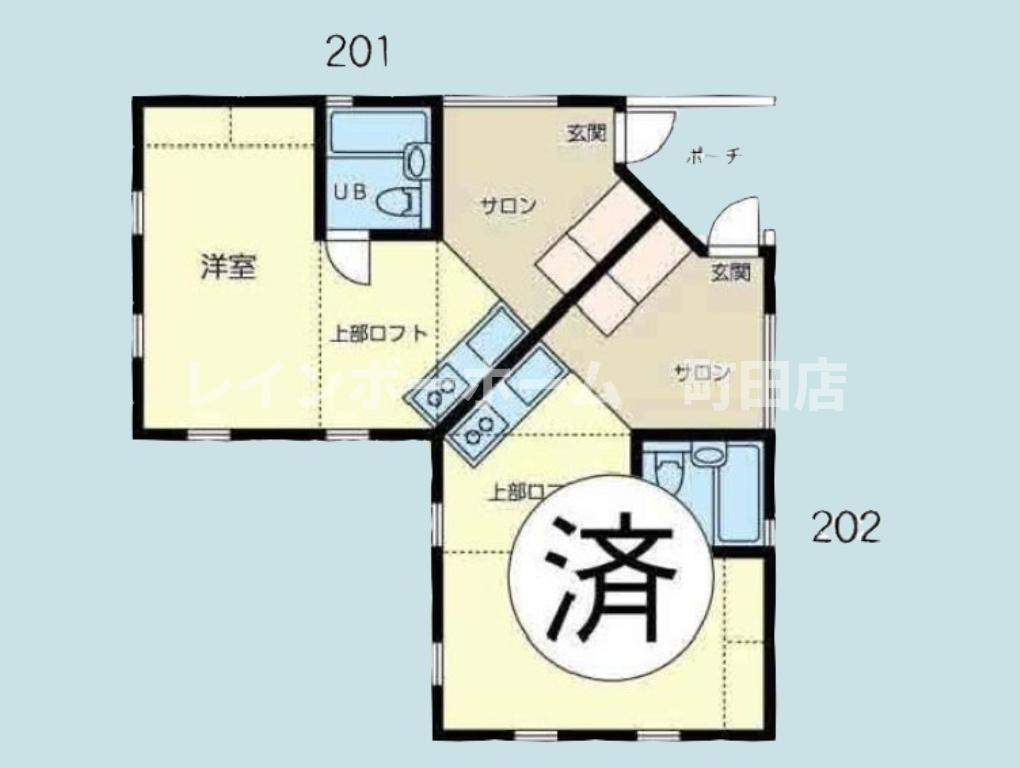 O・F※初期費用分割後払いサービス利用可能物件の間取り
