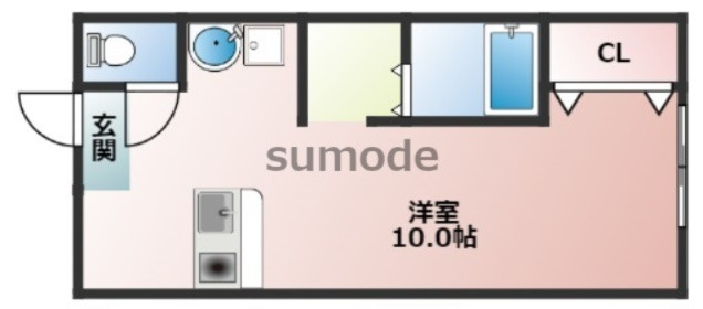庄西テラスハウスの間取り