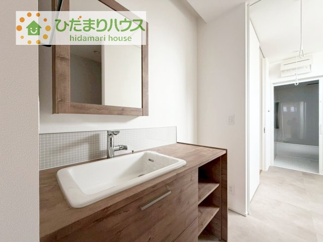 【独立洗面台】 | 坂東市馬立　中古戸建 | シンプルで使い勝手の良い独立洗面台！