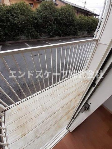 飛鳥ハイツαのバルコニー|高崎、前橋のお部屋探しはエンドスケープまで！お客様の理想お聞かせ下さい♪