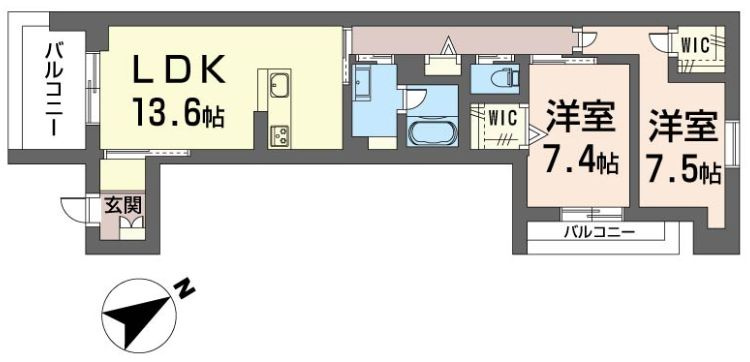 ラヴィ船橋の間取り