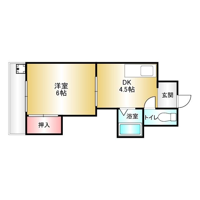 シティハイム筑紫の間取り|別号数タイプ