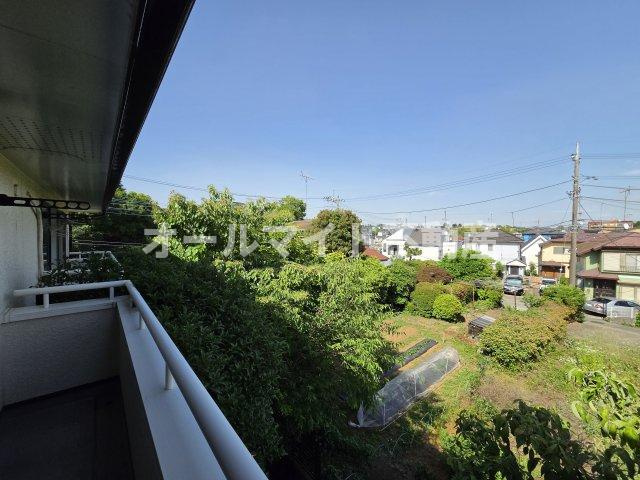 川崎市多摩区長沢３丁目のテラスの展望