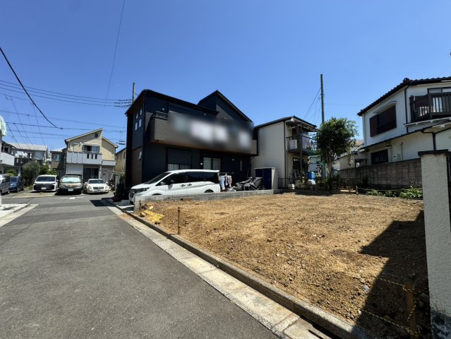 板橋区西台2丁目　利便×自然　低層エリアの限定1区画の前面道路含む現地写真