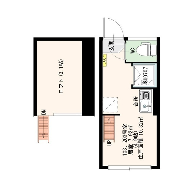 Ｓｔａｇｅ　阿佐谷南の間取り