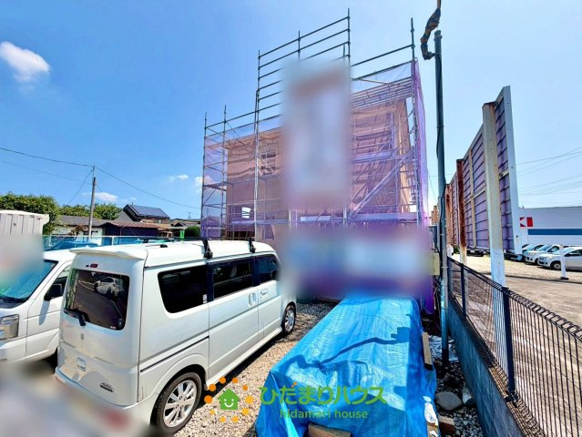 白岡市篠津第3　新築一戸建て　リーブルガーデンの外観|2026/7/10　撮影