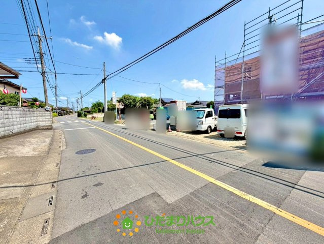 白岡市篠津第3　新築一戸建て　リーブルガーデンの前面道路含む現地写真|2026/7/10　撮影