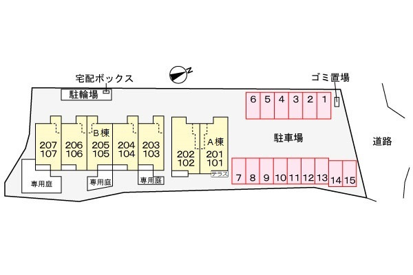 スターマイン　ランド　Ｂの駐車場|駐車場