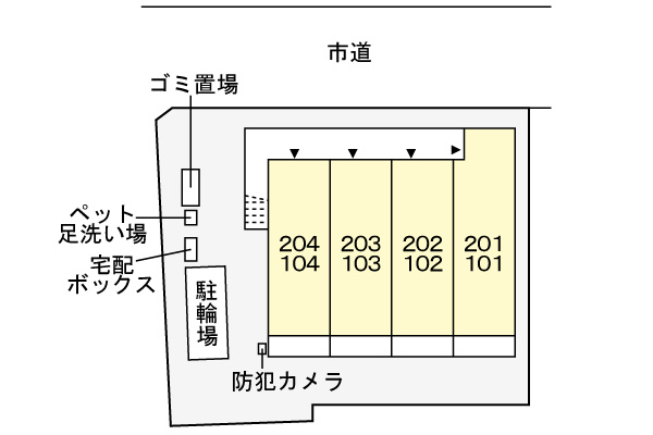 メインクーンの駐車場|駐車場