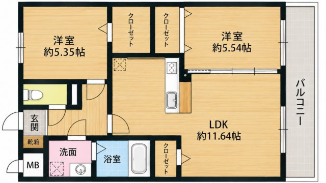comfort UMEDAの間取り