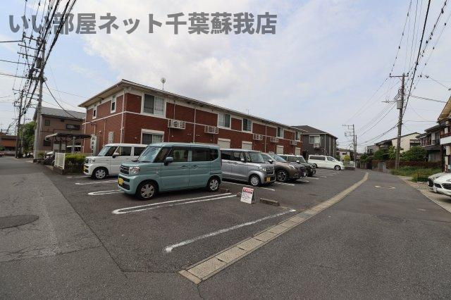 サンハイツの駐車場|駐車場完備です
