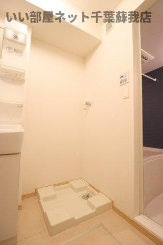 サンハイツの洗面所|洗濯機置場