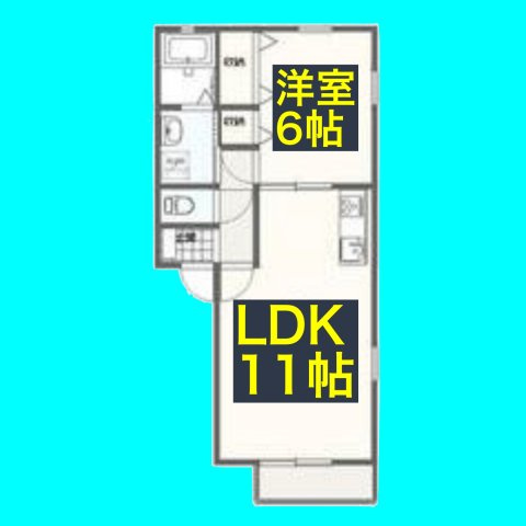 フローラ東山の間取り