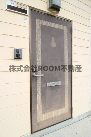 サンライフ都城Ⅴの玄関|きれいな玄関です