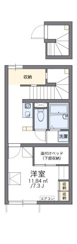 レオパレスサヤンフォレストの間取り