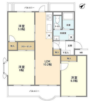 【間取り】 | メゾンフジ | 間取り図