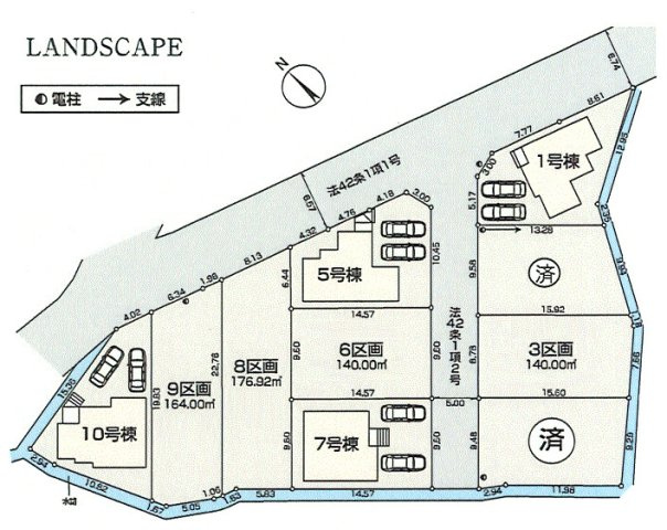あきる野市平沢　土地全5区画