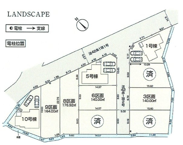 あきる野市平沢　土地全5区画