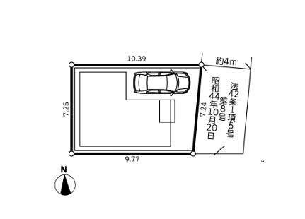 ◎茅ヶ崎市円蔵2丁目　新築戸建の区画図|区画図◇