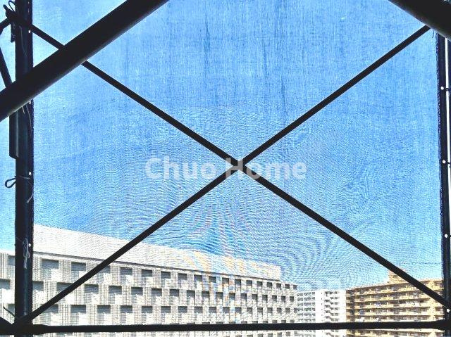 ルネ・グランマリーナ潮見の展望|西側眺望・大規模修繕工事中でせっかくの眺望がわかりずらいですが眺望良好なんです