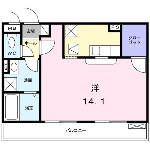 大和市下鶴間のアパート