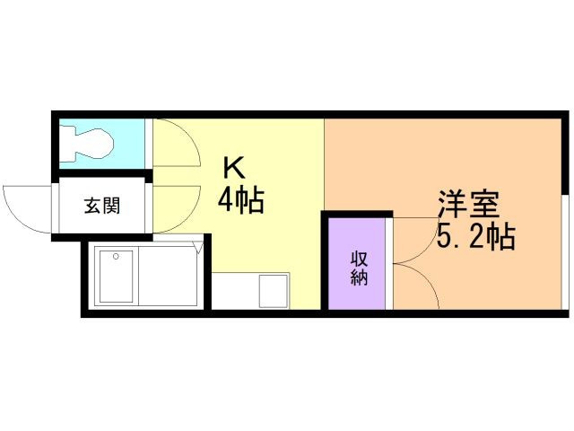 コーポ室本の間取り