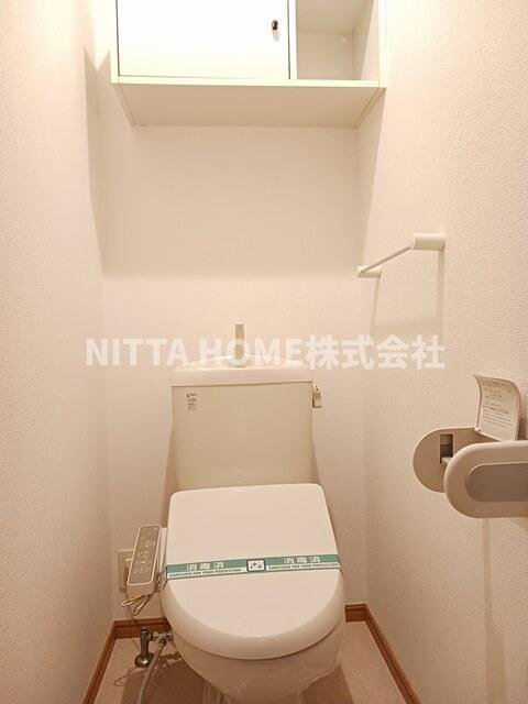 ボヌールＡのトイレ|温水洗浄付きのトイレです＊