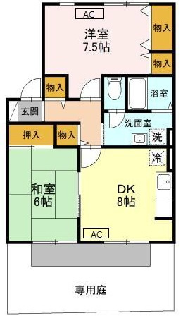 カムールヨシカワの間取り