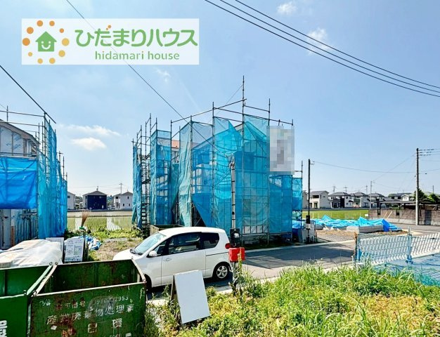 【外観】 | 筑西市市野辺25-P1　新築戸建　2号棟 | お客様をお待たせする事は、御座いません！！
当日のご見学は勿論、いつでも見れます☆彡