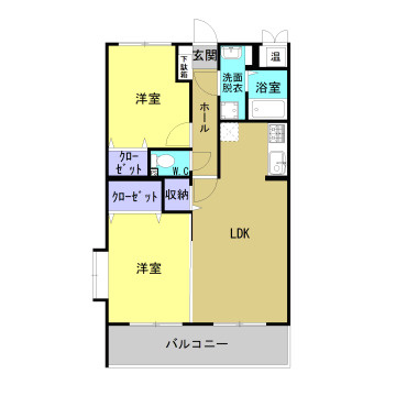 アーバンクレストＩＩＩの間取り