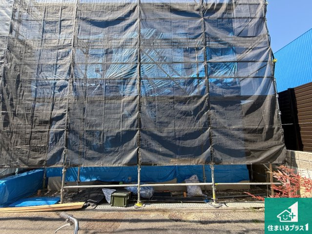 松原市田井城　第1期　新築一戸建ての外観|現在の進捗状況です！順調に作業進行中、完成が待ち遠しいです！詳細の間取り等、お気軽にお問い合わせください！