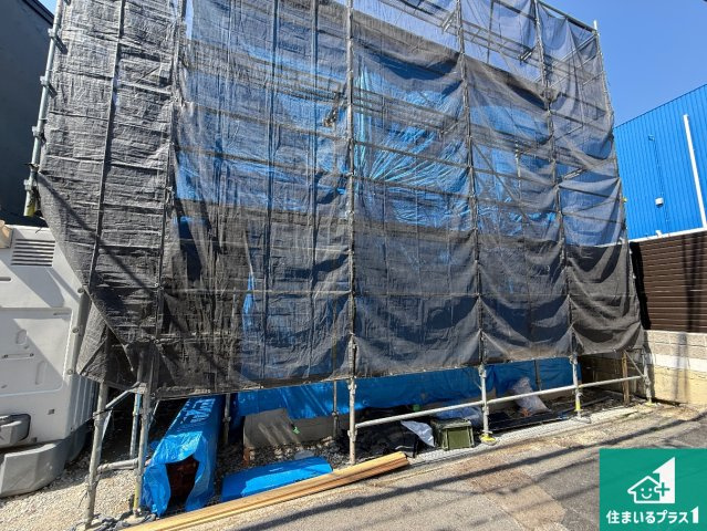 松原市田井城　第1期　新築一戸建ての外観|現在の進捗状況です！順調に作業進行中、完成が待ち遠しいです！詳細の間取り等、お気軽にお問い合わせください！