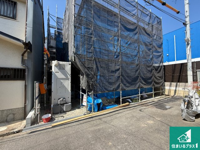松原市田井城　第1期　新築一戸建ての外観|現在建築中！落ち着いた街並みで新生活を始めることが出来そう！周辺の物件も併せてご紹介させて頂きます！