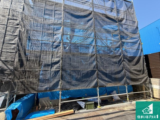 松原市田井城　第1期　新築一戸建ての外観|現在の進捗状況です！順調に作業進行中、完成が待ち遠しいです！詳細の間取り等、お気軽にお問い合わせください！