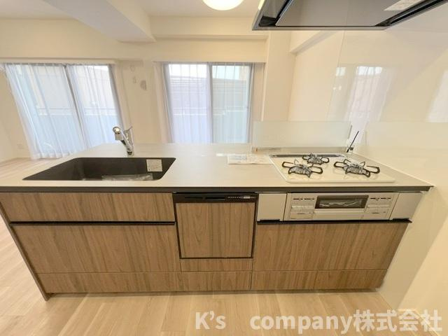 ◎藤沢市片瀬海岸1丁目　シルフィード湘南のキッチン|キッチンスペース◇木目調の温かみの感じられる空間☆