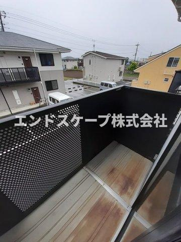 サニーホームズ　Ｂのバルコニー|高崎、前橋のお部屋探しはエンドスケープまで！お客様の理想お聞かせ下さい♪