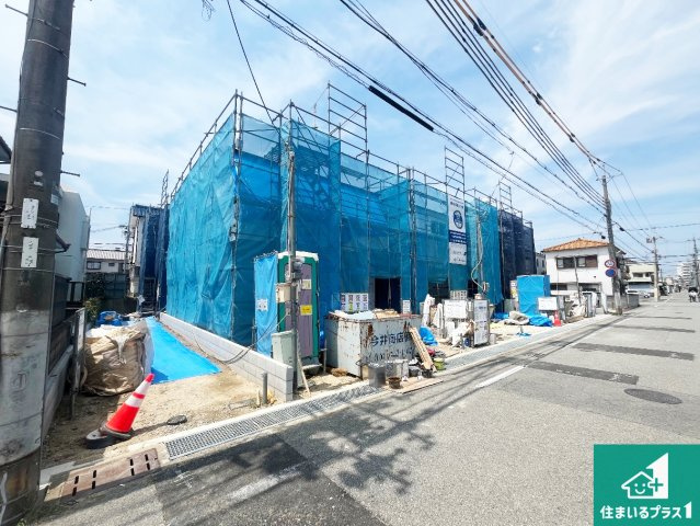 神戸市西区王塚台　第9期　新築一戸建ての前面道路含む現地写真|周辺は落ち着いた街並みの住宅地！子育てがしやすい住環境です！まだ未完成ですが、現地でしかわからない事もございます。是非一度ご覧ください。