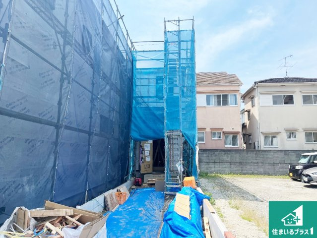 神戸市西区王塚台　第9期　新築一戸建ての外観|周辺は落ち着いた街並みの住宅地！子育てがしやすい住環境です！まだ未完成ですが、現地でしかわからない事もございます。是非一度ご覧ください。