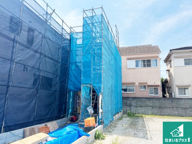 神戸市西区王塚台　第9期　新築一戸建ての外観|周辺は落ち着いた街並みの住宅地！子育てがしやすい住環境です！まだ未完成ですが、現地でしかわからない事もございます。是非一度ご覧ください。