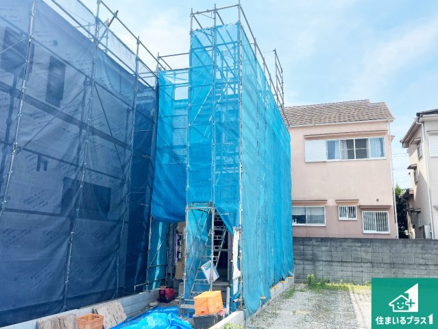 神戸市西区王塚台　第9期　新築一戸建ての外観|周辺は落ち着いた街並みの住宅地！子育てがしやすい住環境です！まだ未完成ですが、現地でしかわからない事もございます。是非一度ご覧ください。