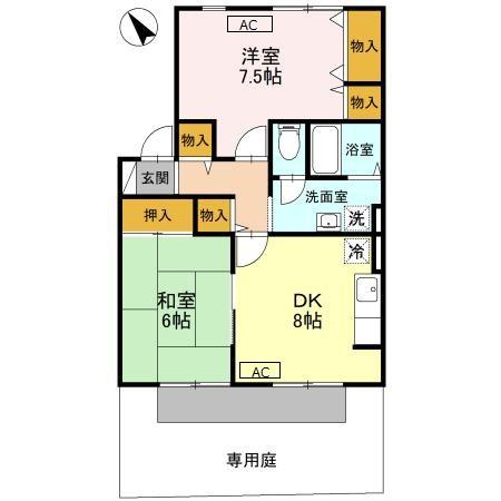 カムールヨシカワの間取り