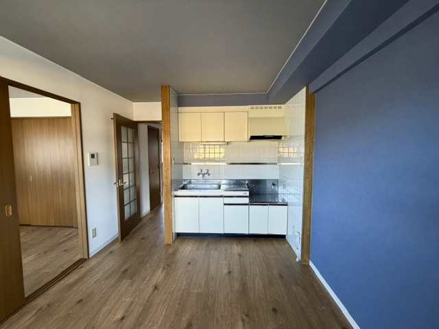 ガーデン永明B棟のキッチン