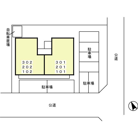 ルミエールの区画図