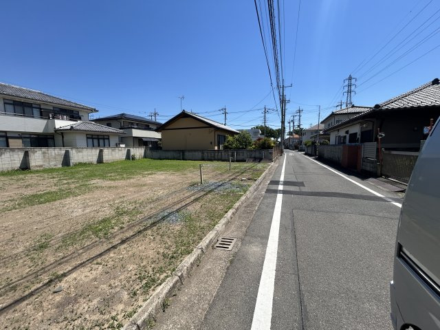新築　前橋市光が丘町　Heartful　Town　B号棟の前面道路含む現地写真|現地写真　南側接道幅員約5ｍ
