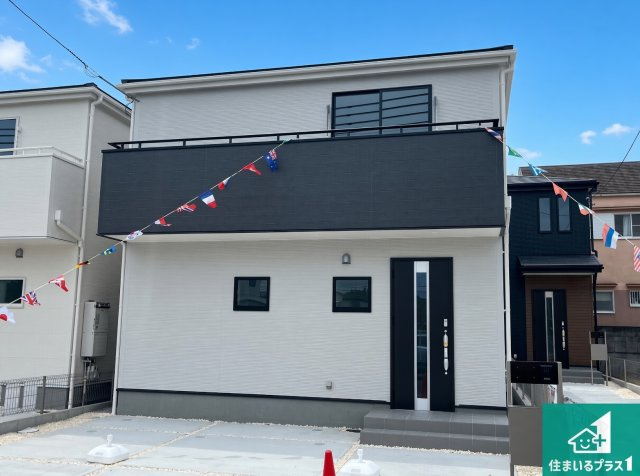 神戸市西区王塚台　第9期　新築一戸建ての外観|周辺は落ち着いた街並みの住宅地！子育てがしやすい住環境です！気になることがありましたら、お気軽にお問い合わせください！