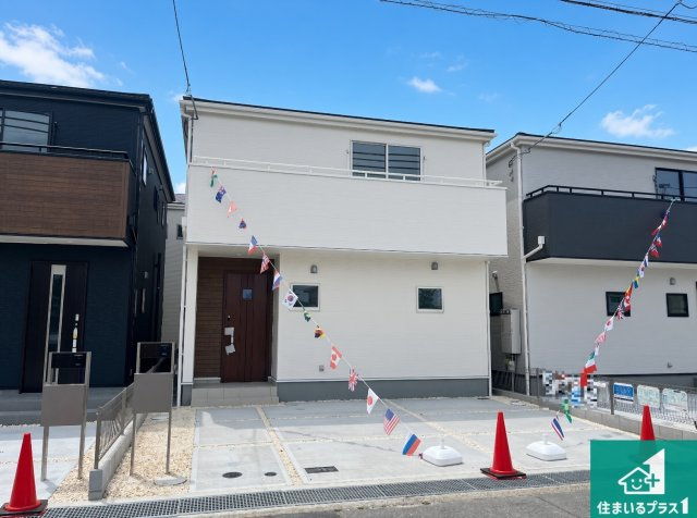 神戸市西区王塚台　第9期　新築一戸建ての外観パース|周辺は落ち着いた街並みの住宅地！子育てがしやすい住環境です！気になることがありましたら、お気軽にお問い合わせください！