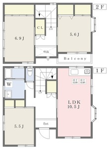 中志段味長根戸建の間取り