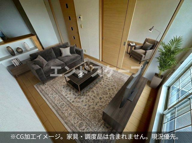 グランデ・ヒルⅡの居間・リビング|高崎、前橋のお部屋探しはエンドスケープまで！お客様の理想お聞かせ下さい♪